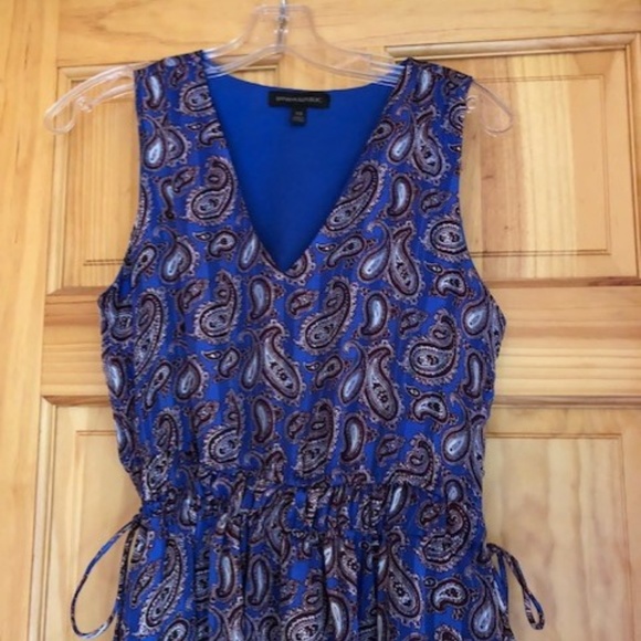 Lined Paisley Maxi Dress - Picture 2 of 5